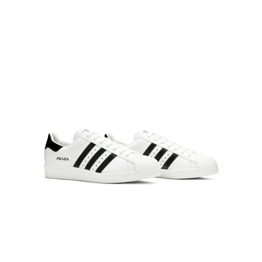 Кроссовки Prada x adidas Superstar 'Белый Черный' 8