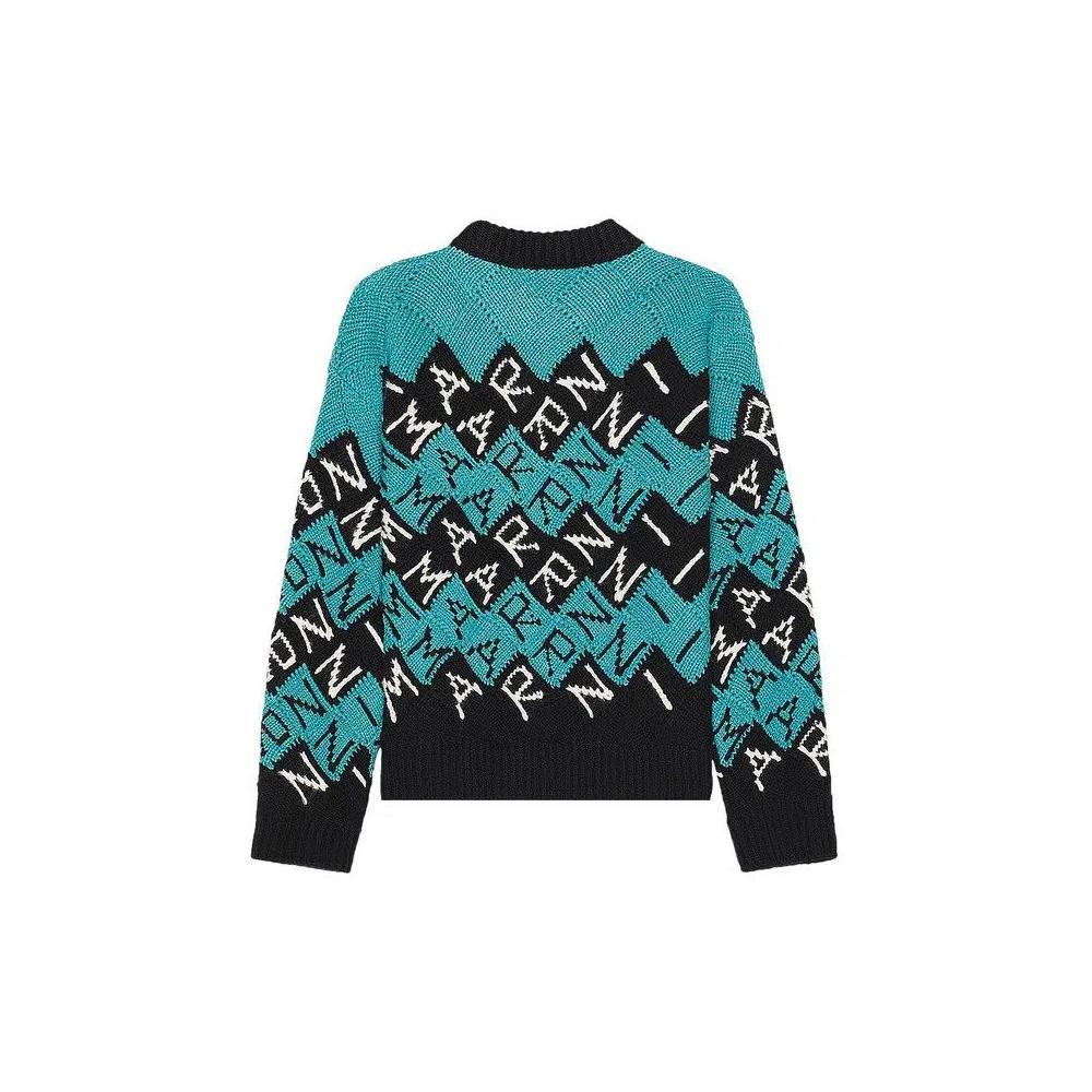 Свитер Marni 3D Blocks Logo Sweater 'Black' 2
