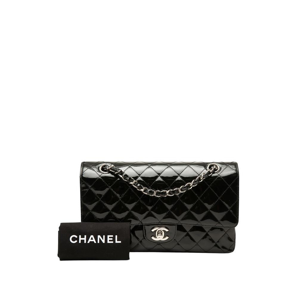 2009-2010 Medium Classic Patent Double Flap shoulder bag 7