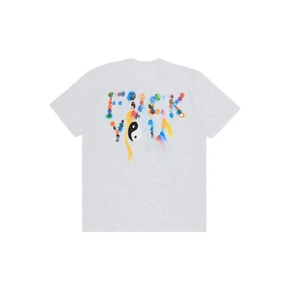 Футболки Supreme Ying Yang Tee 'Пепельно-серый' 2