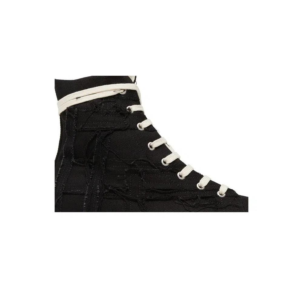 Кроссовки Rick Owens DRKSHDW Luxor Slashed High 'Black Milk' 2