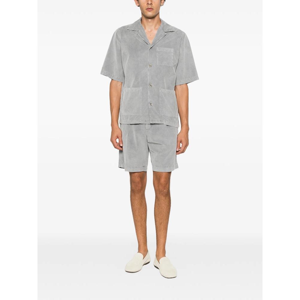 corduroy short-sleeve shirt 2