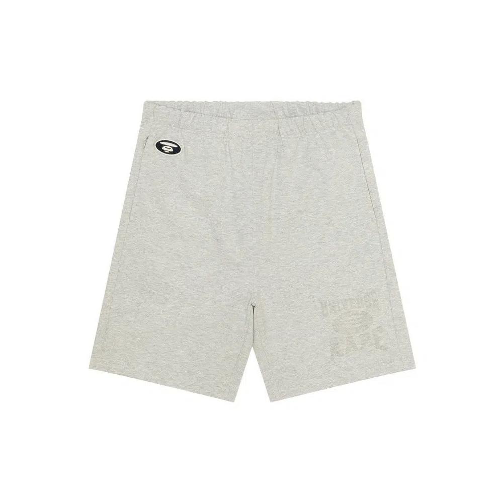 AAPE Unvs Moonface Logo Sweat Shorts 'Белый/Серый' 1