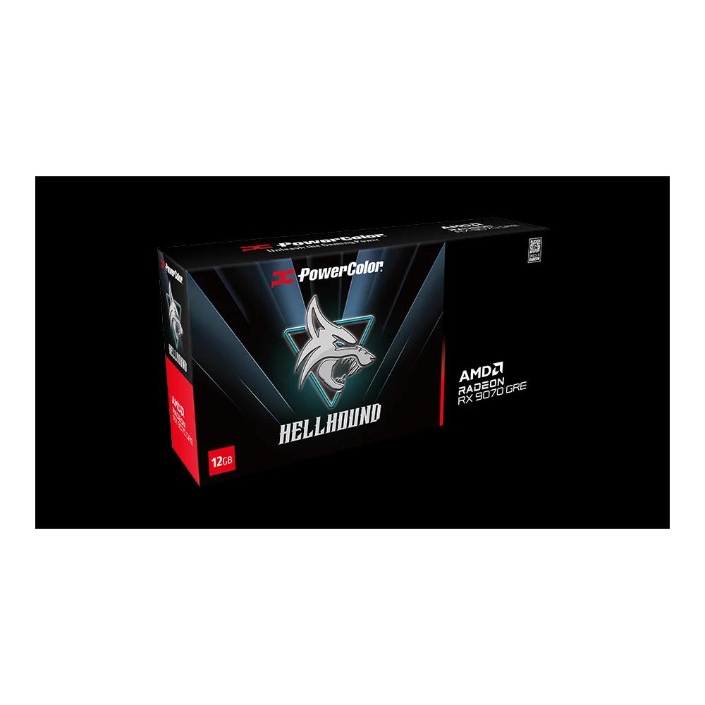 PowerColor Hellhound AMD Radeon™ RX 9070 GRE 12GB видеокарта 8
