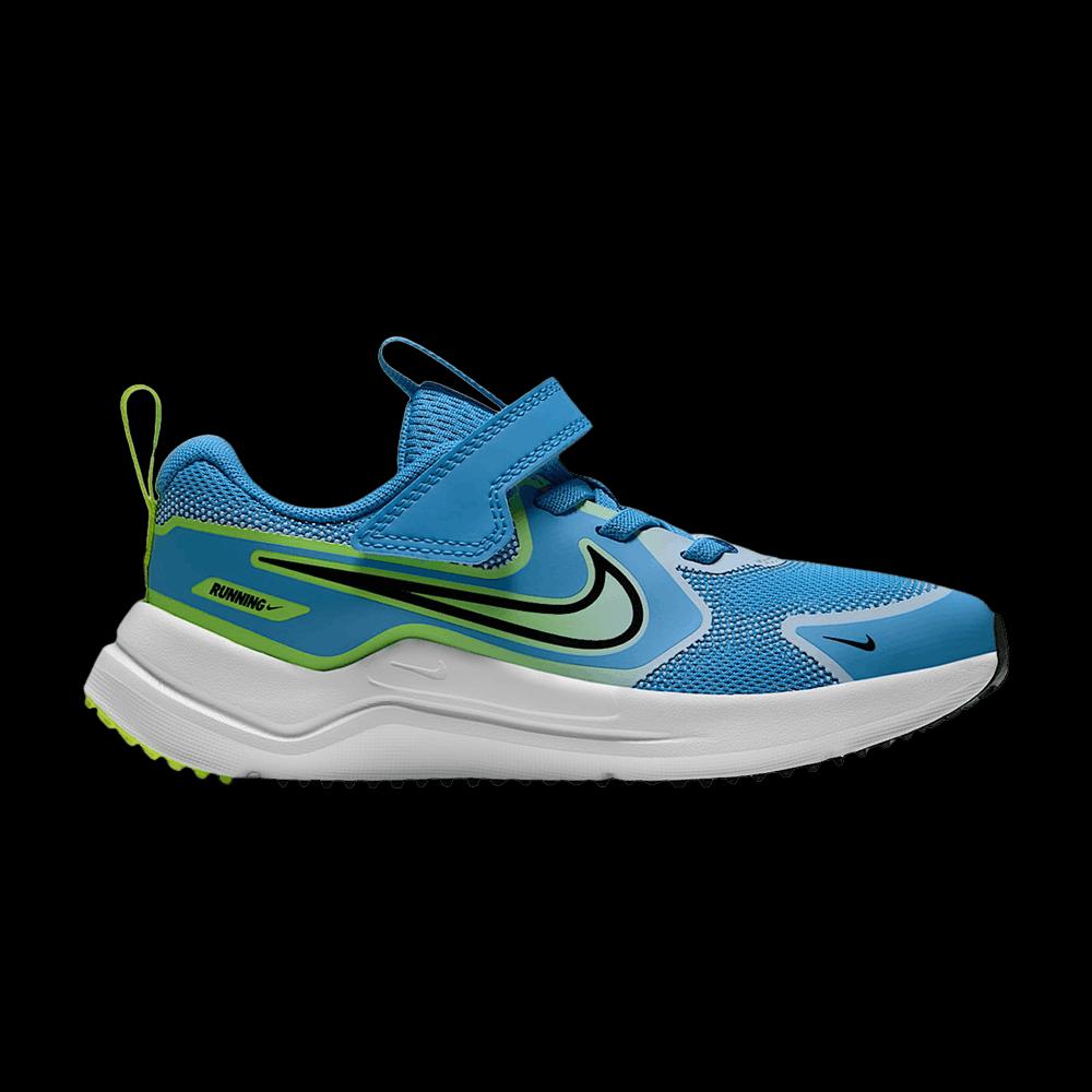 Кроссовки Nike Cosmic Runner Road PS 'Light Current Blue Glacier Blue Lemon Venom Black' 1