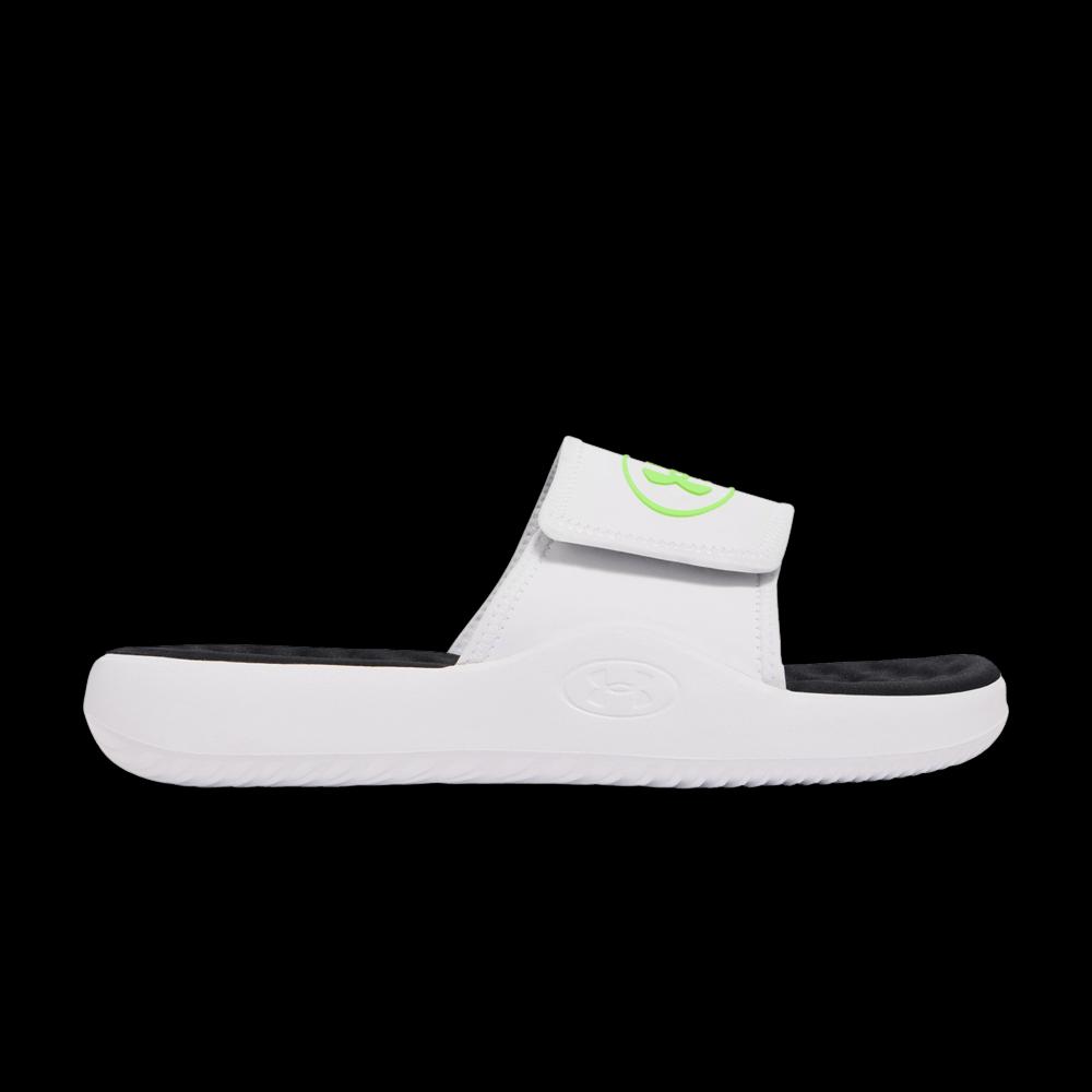 Слайды Under Armour Ignite Pro 8 Slide 'White Hyper Green' 1