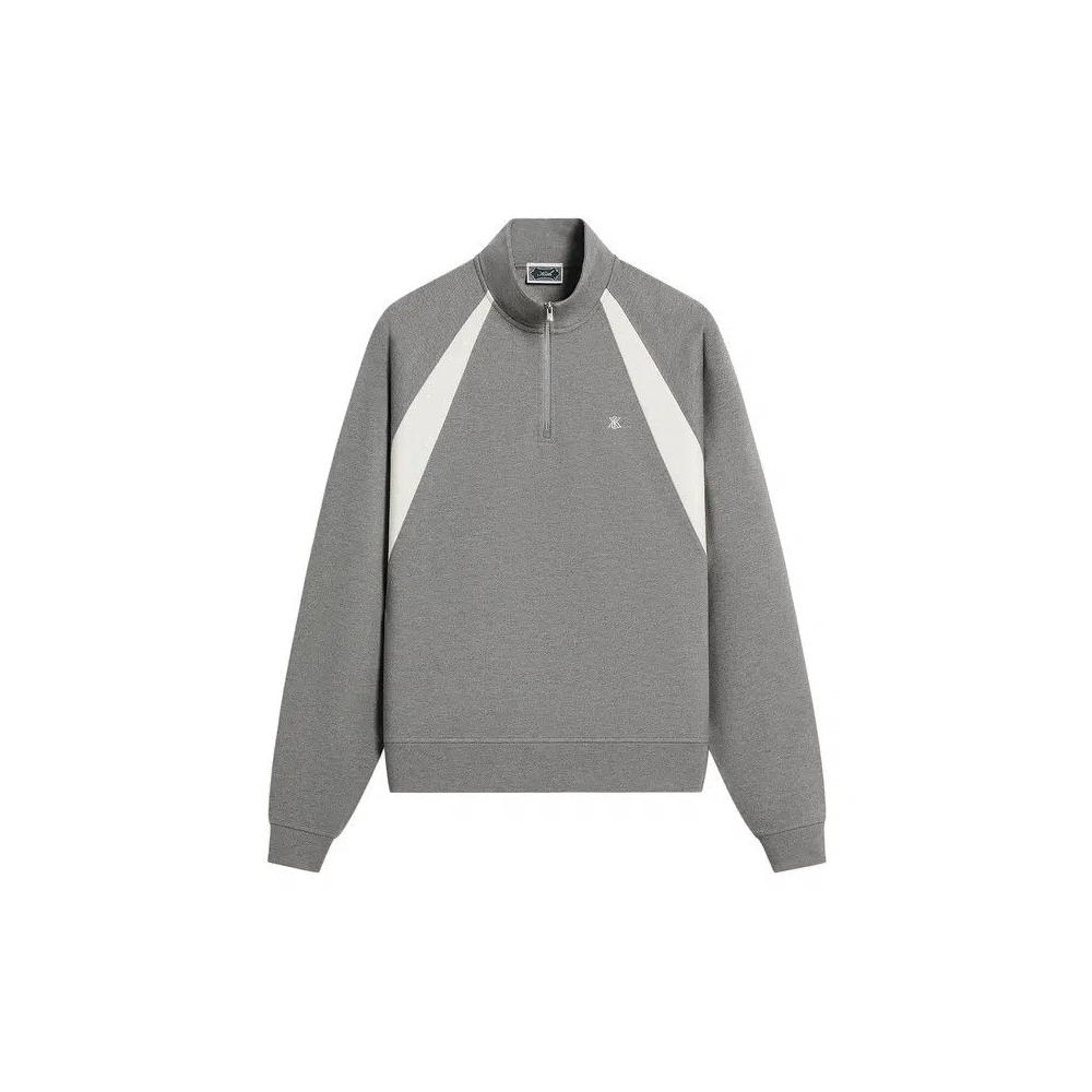 Полузастежки Kith Ponte Novak Quarter Zip «Medium Heather Grey» 1