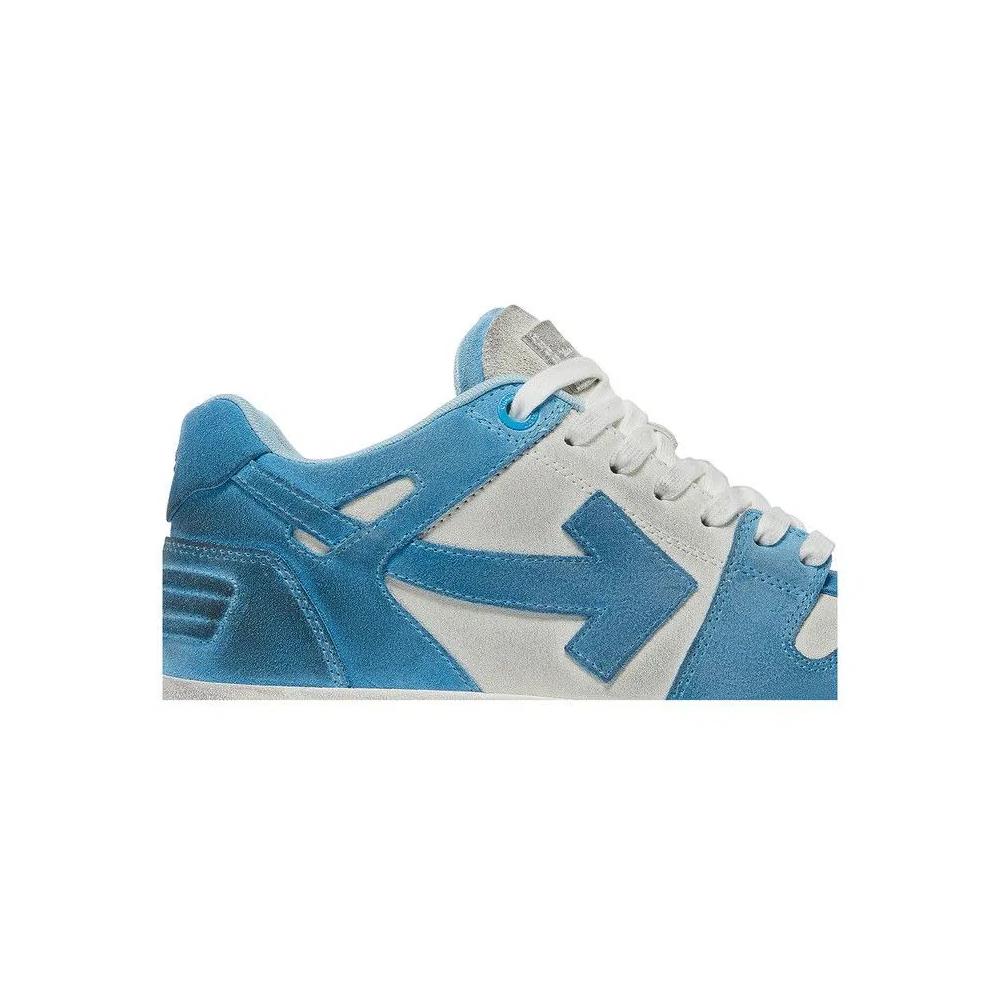 Кроссовки Off-White Out of Office 'White Light Blue Suede' 2