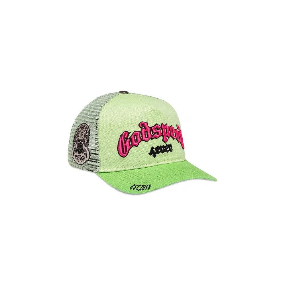 Кепки Godspeed Forever Trucker Hat 'Lime/Pink' 2