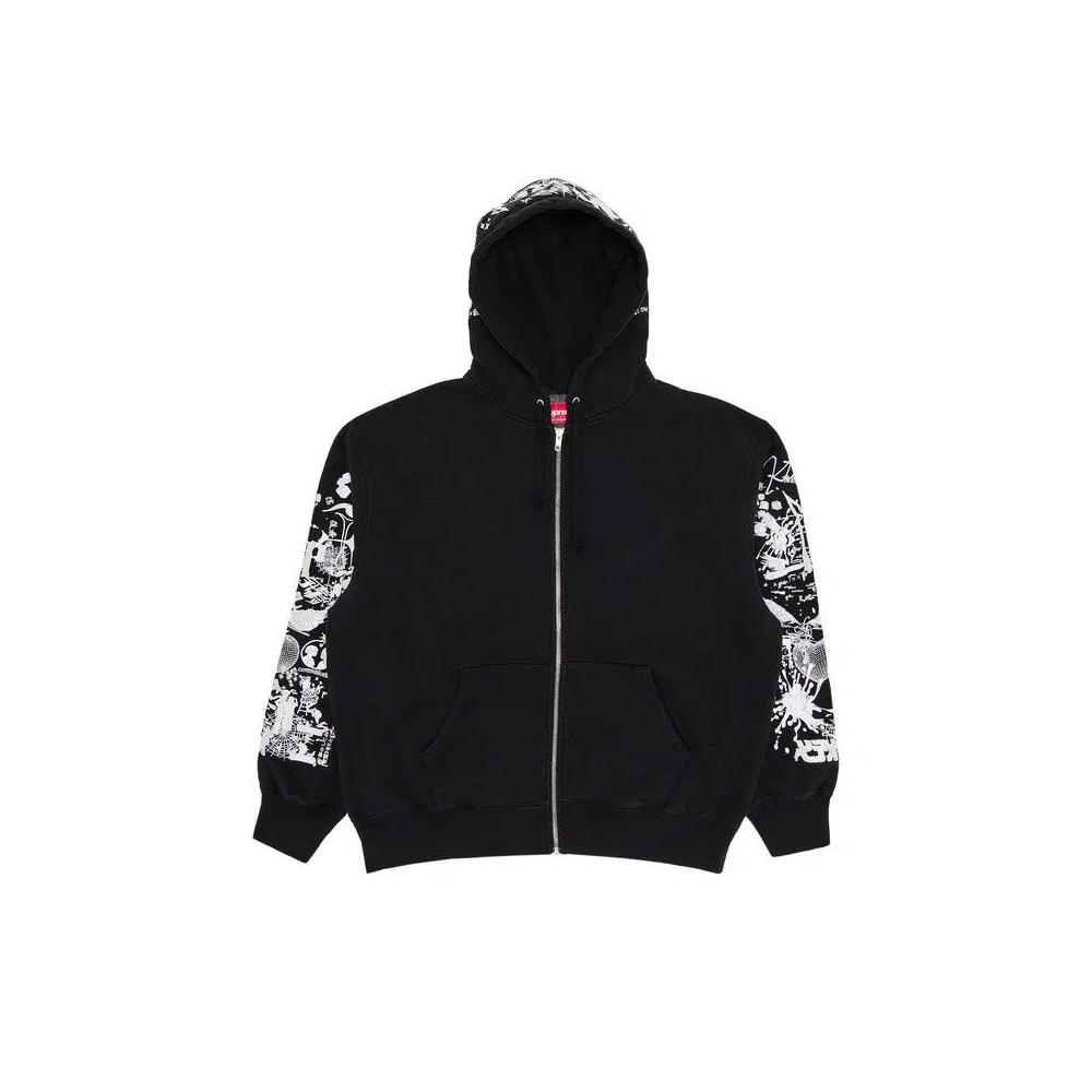 Худи Supreme AOI на молнии 'Черный' 1