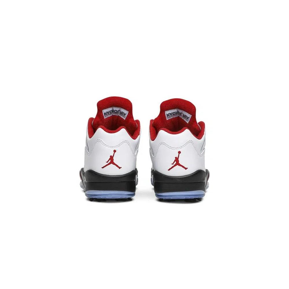Бутсы Air Jordan 5 Low Golf 'White Fire Red' 6