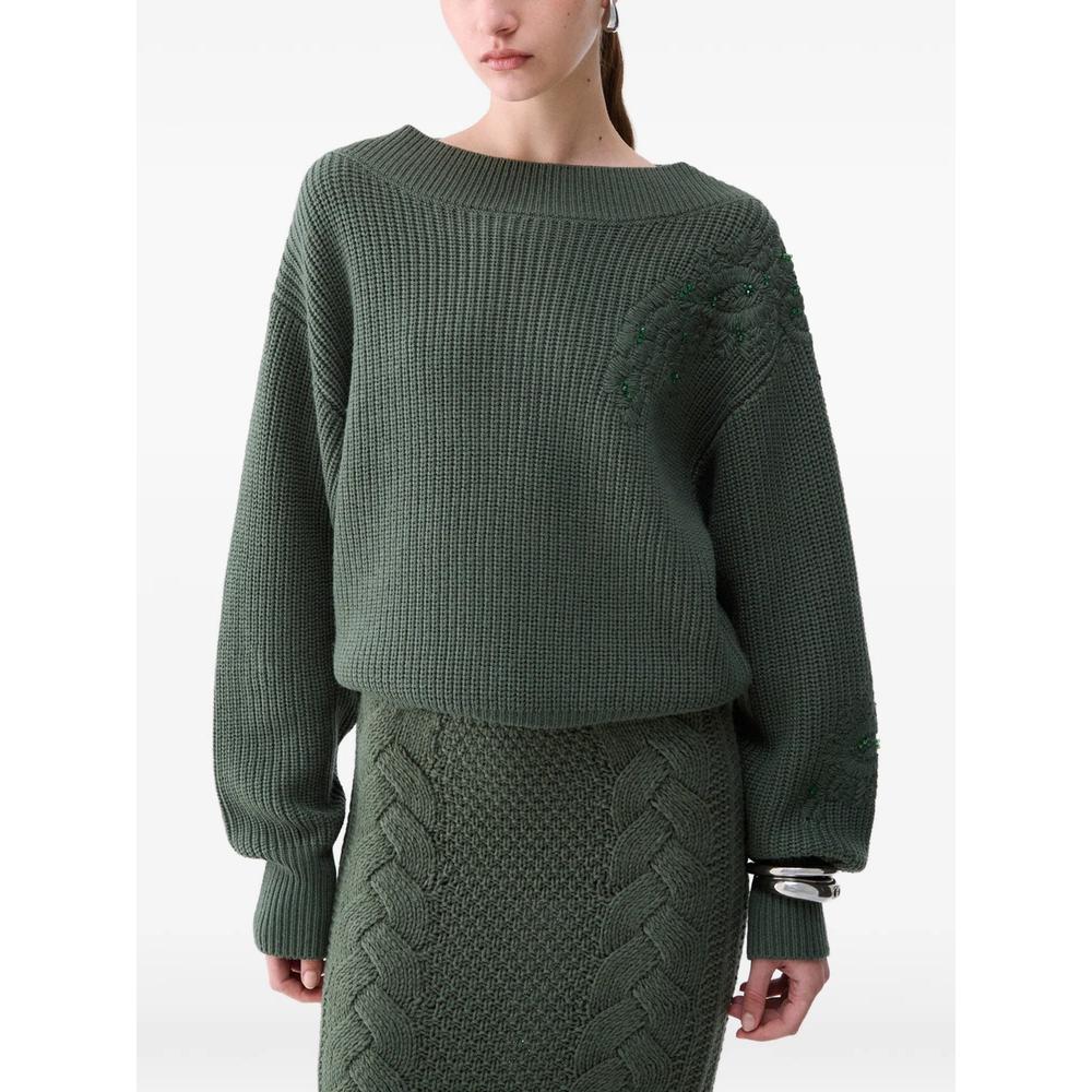 wool sweater with embroidery 1