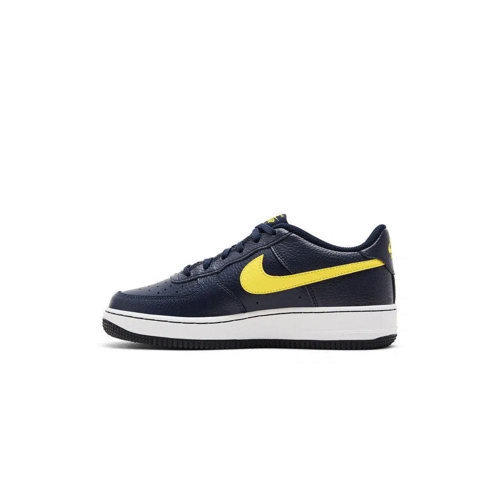 Кроссовки Nike Air Force 1 GS 'Obsidian Opti Yellow' 3