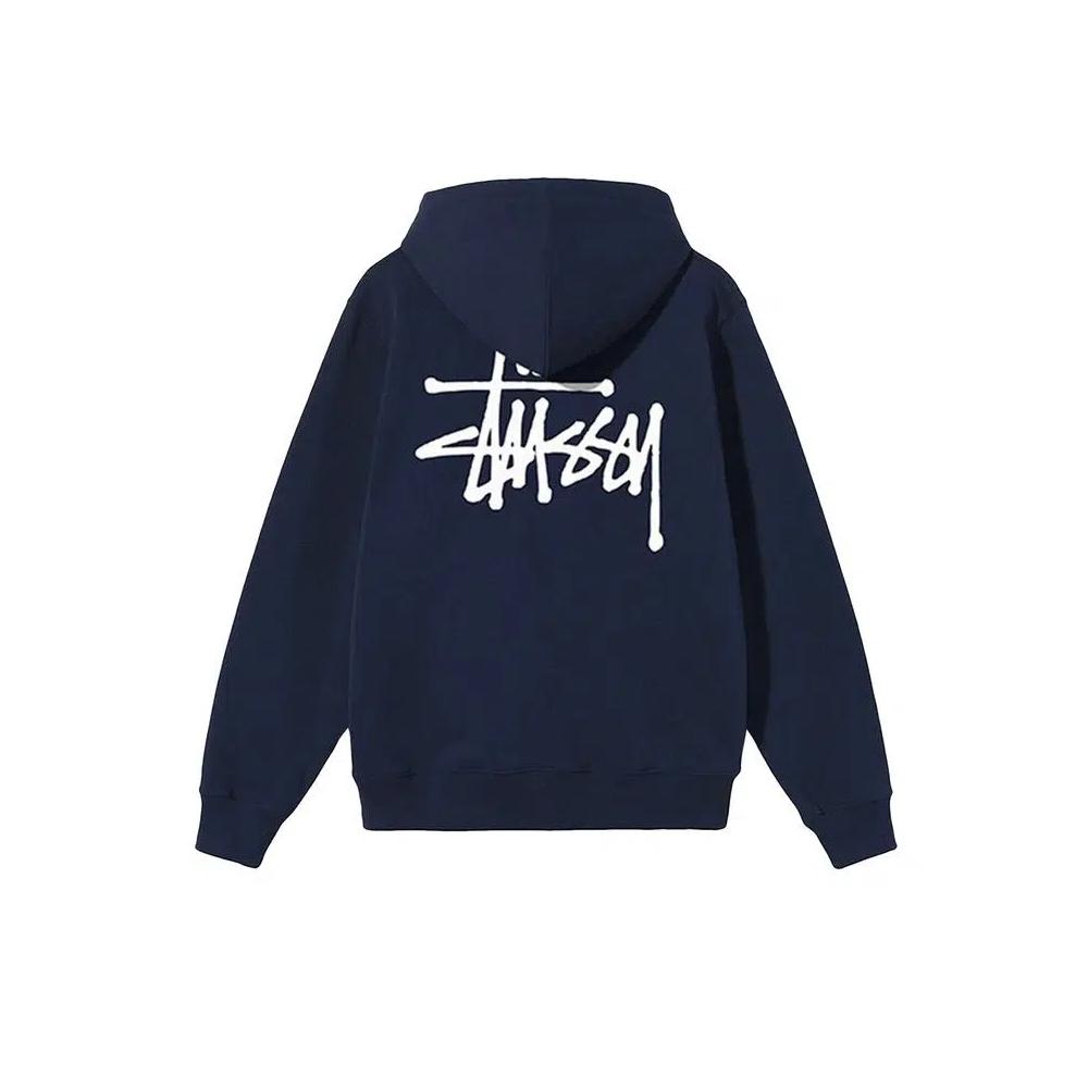Zip Ups Stussy Basic Zip Худи 'Navy' 2