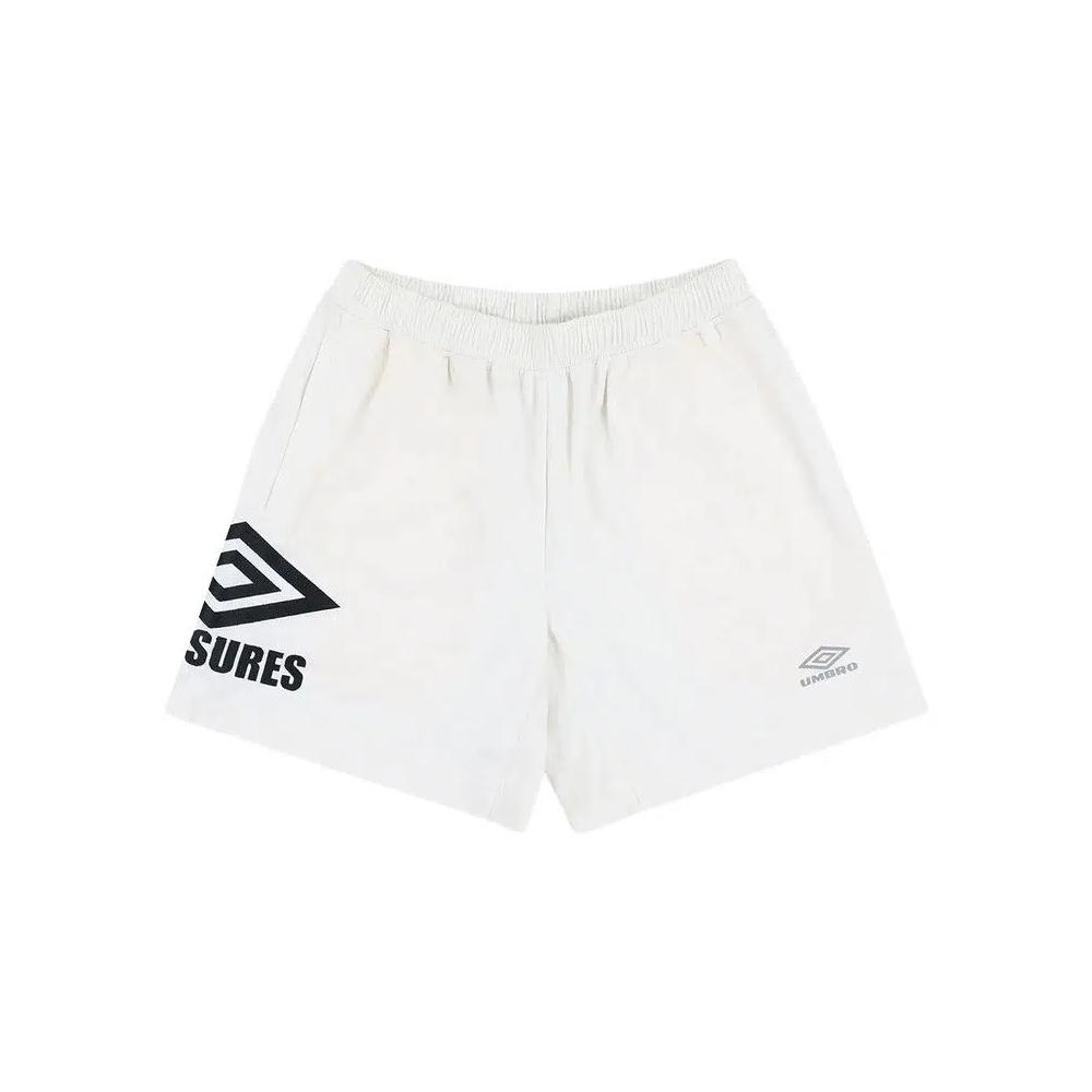 Шорты Pleasures x Umbro Mens Classic Shorts «Cream» 1