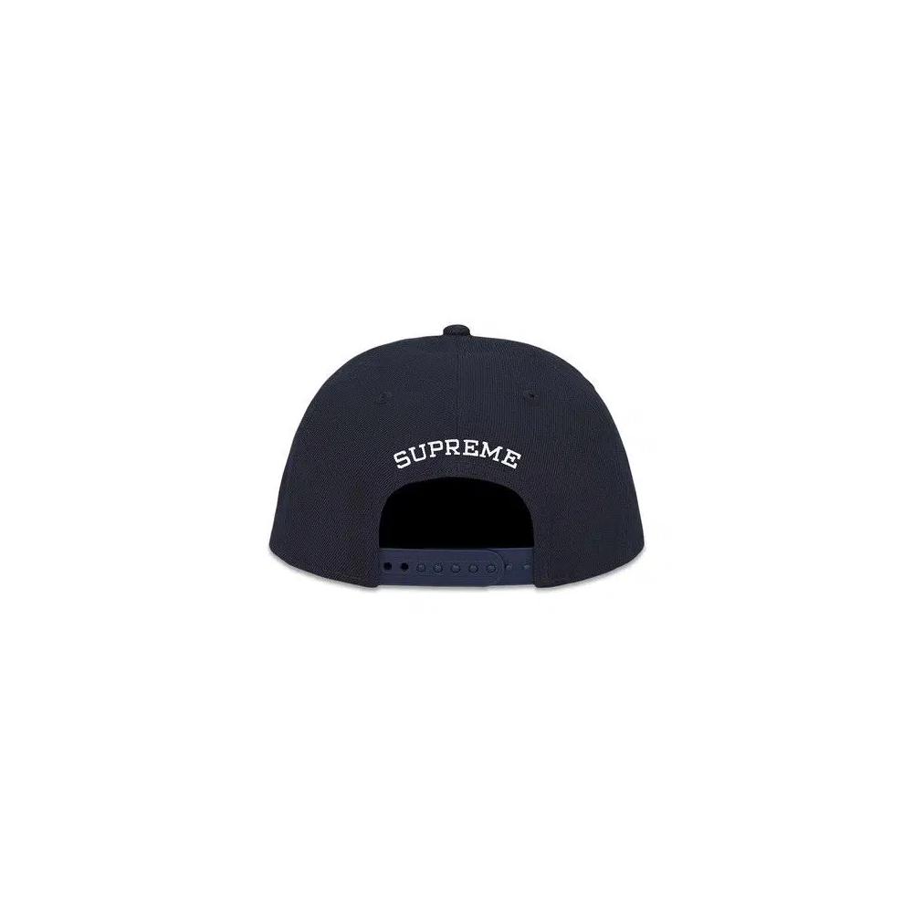 Кепки Supreme Sharp Spellout Adjustable New Era 'Темно-синий' 2