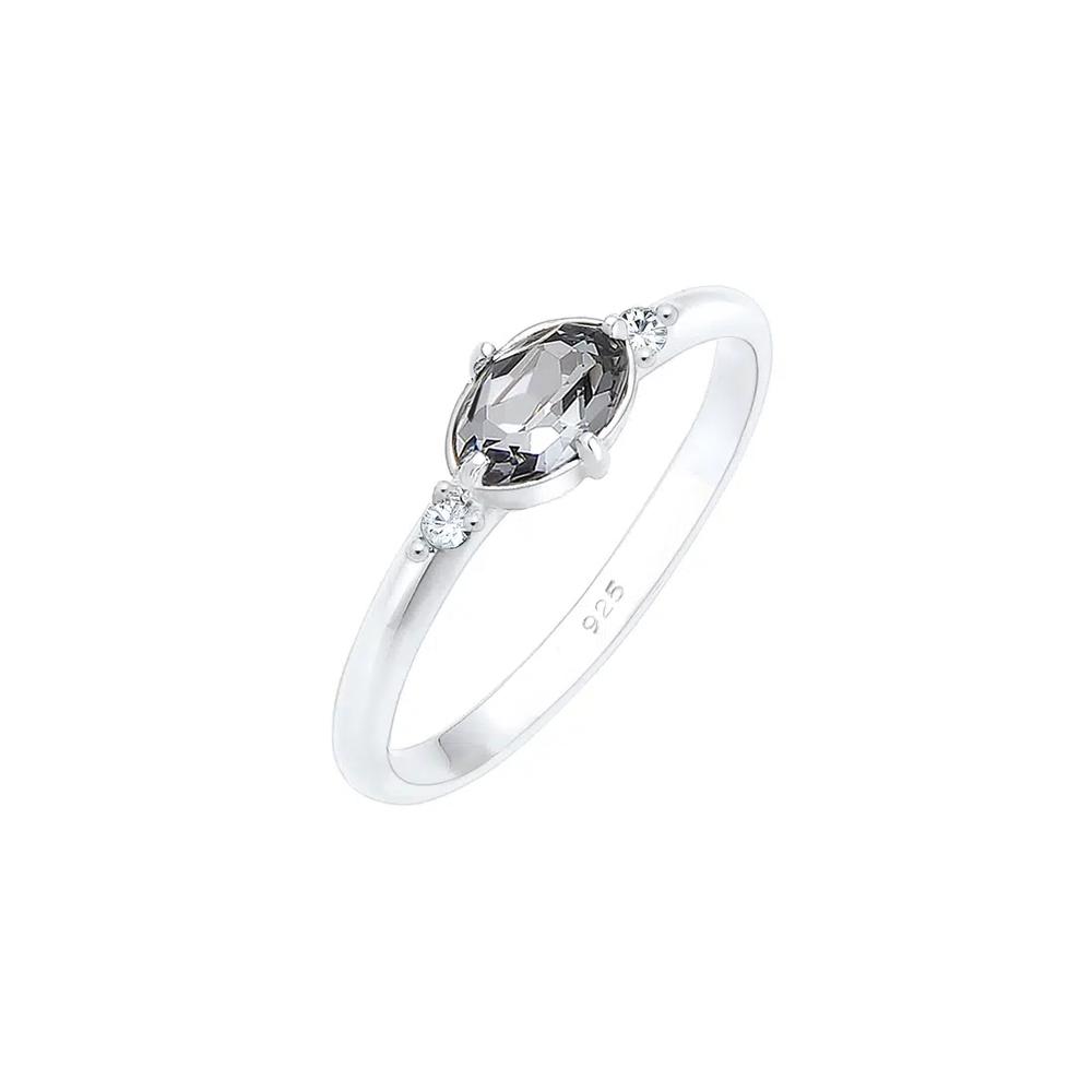 Кольцо винтажное, украшенное кристаллами Swarovski® 1