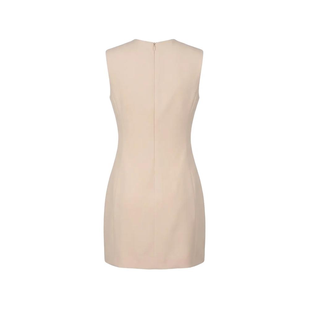 floral-appliqué sleeveless mini dress 2