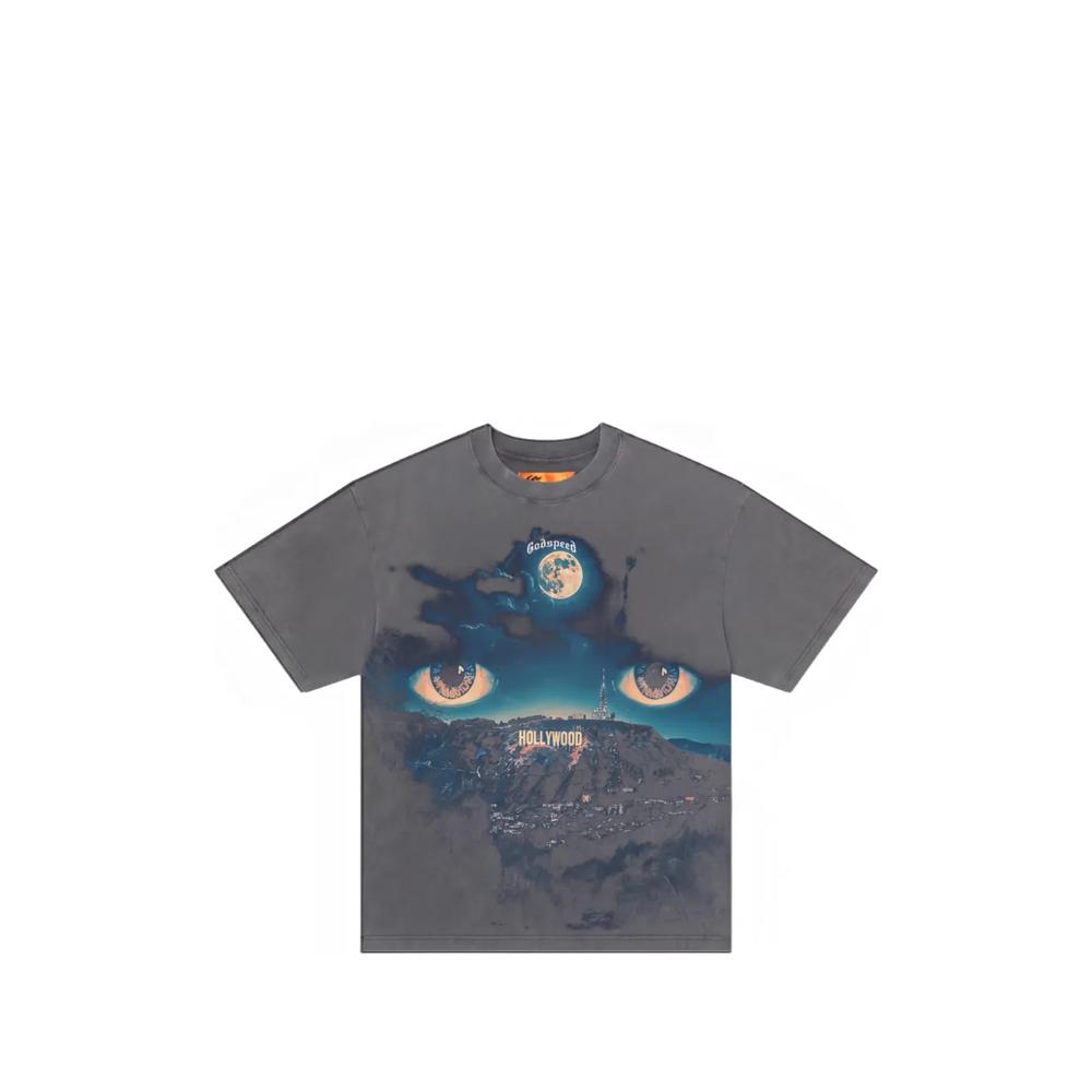 Hills Have Eyes graphic-print washed T-shirt 1