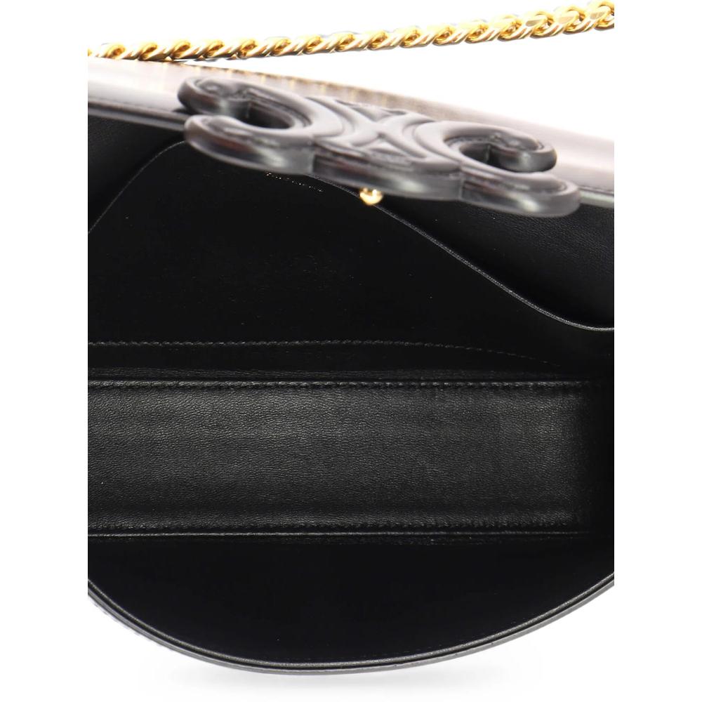 Triomphe Chain Leather Small shoulder bag 5