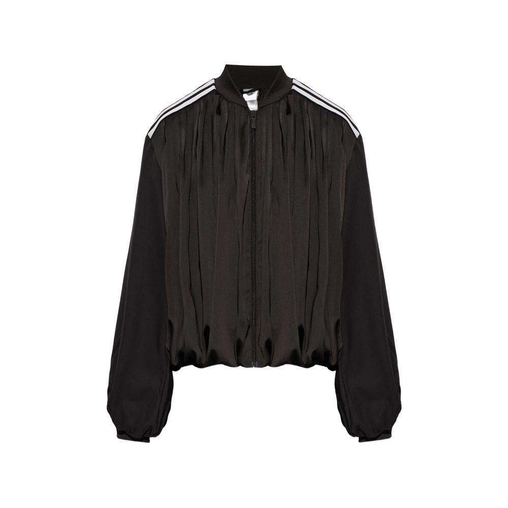 pleated puff-sleeve blouse 1