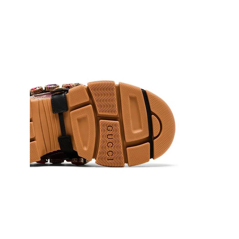 Кроссовки Gucci Wmns Flashtrek Crystals 'Multi-Color Metallic' 5