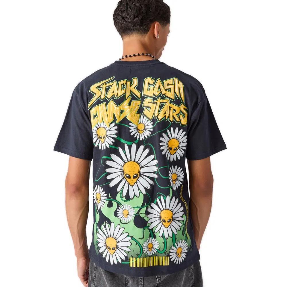NYC Streetwear - Футболка с коротким рукавом Stack Cash - Черный 2