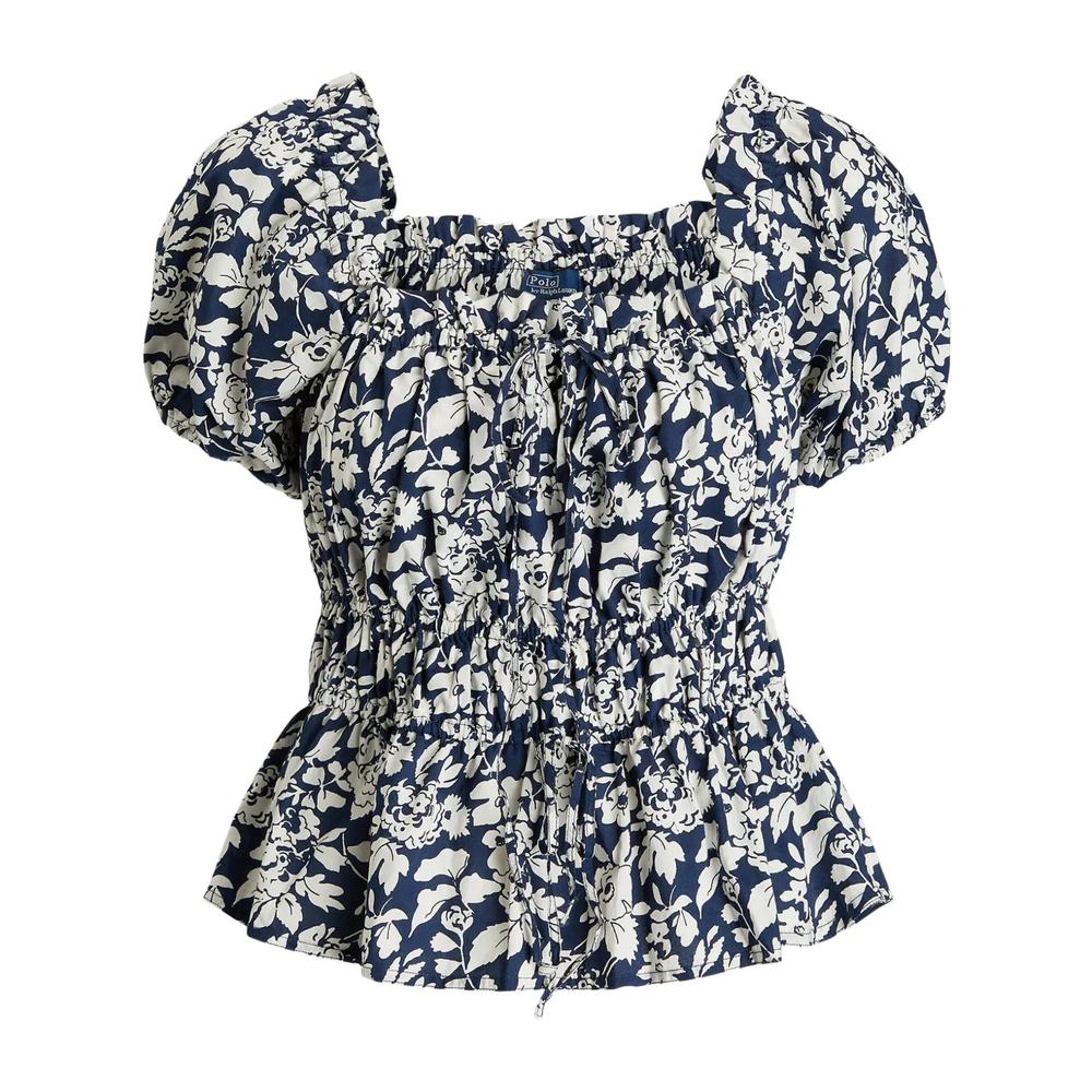 PRT 60/1 COTTN PPLN-SS ASPN TP-SHORT SLEEVE-BLOUSE 1