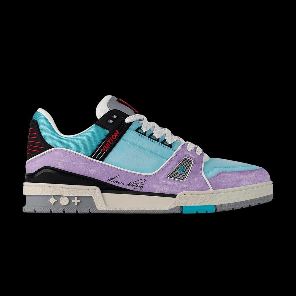 Кроссовки Louis Vuitton LV Trainer 'Синий фиолетовый' 1