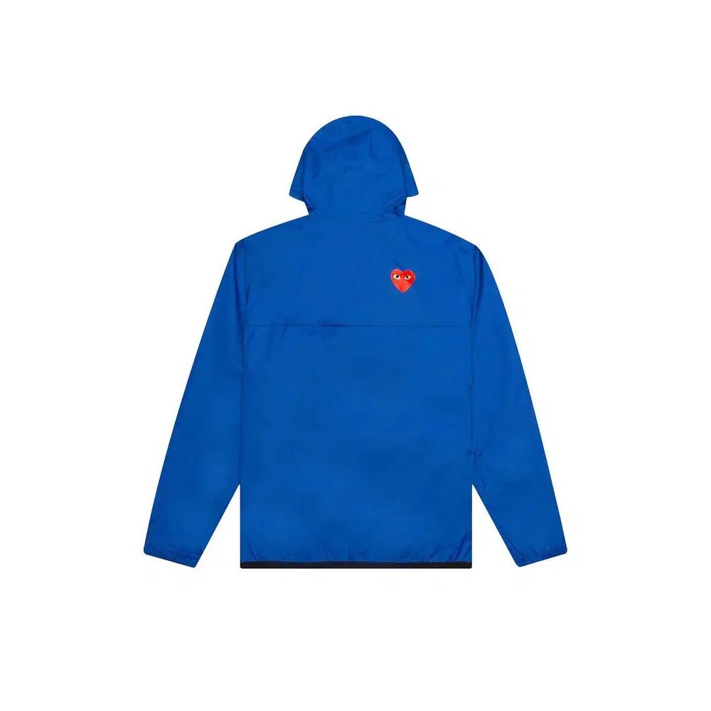 Куртки Comme des Garçons PLAY x K Way Half Zip Jacket 'Синий' 2