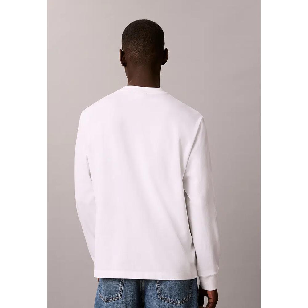 Футболка с длинными рукавами и логотипом на круглом вырезе - Calvin Klein Jeans 2