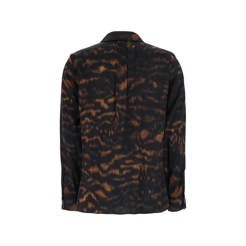 abstract-print silk-blend shirt 2