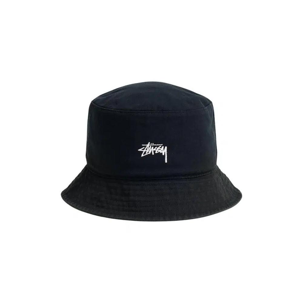 Панамы Stussy Reversible Stock Bucket Hat 'Black/Olive' 1