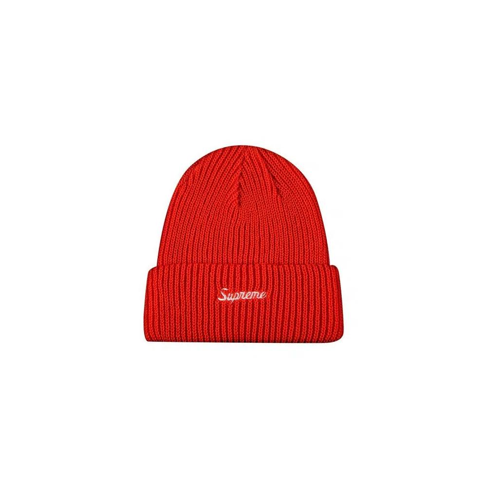 Бини Supreme Loose Gauge Beanie 'Red' 1