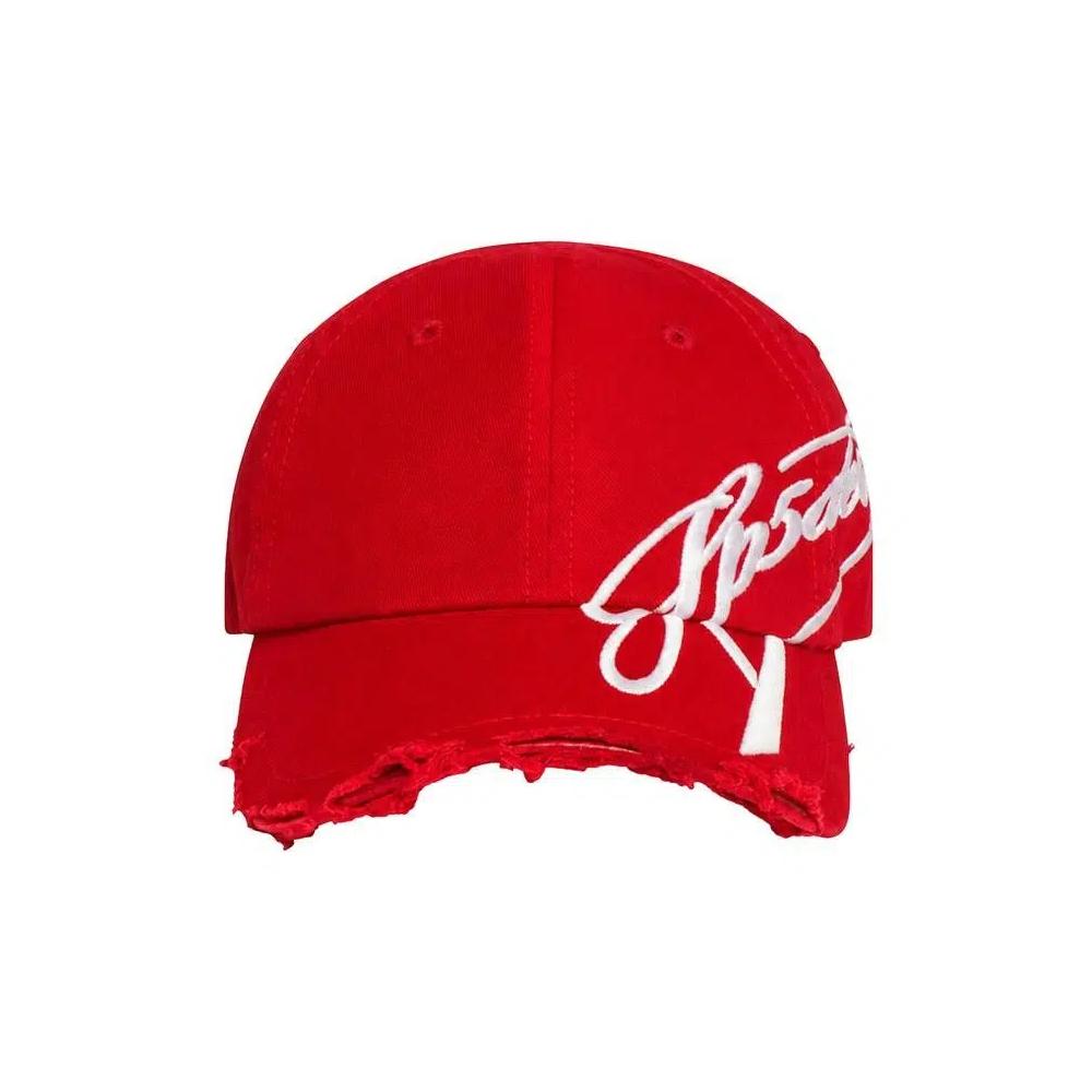 Кепки Sp5der Sp5 Cursive Hat 'Красный' 1