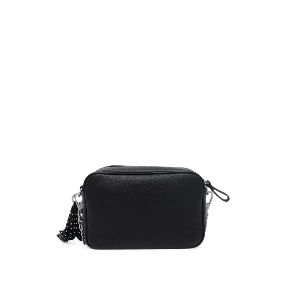 Solid stud-embellished cross body bag 2