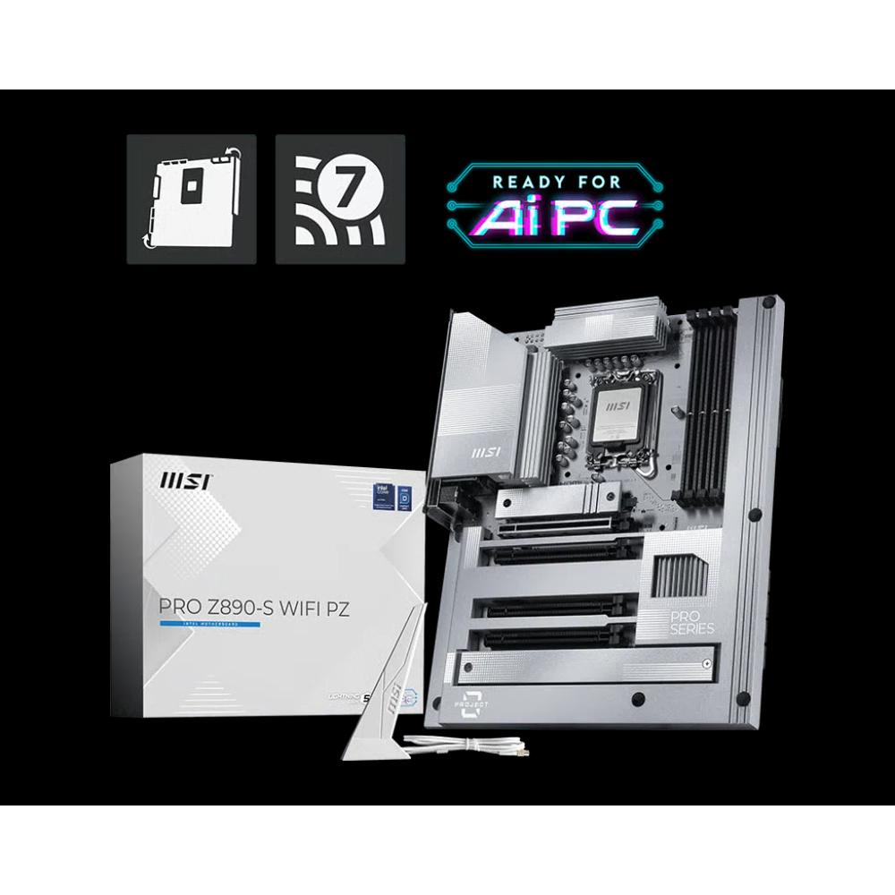 MSI PRO Z890-S WIFI PZ ATX материнская плата с обратным расположением (DDR5) 1