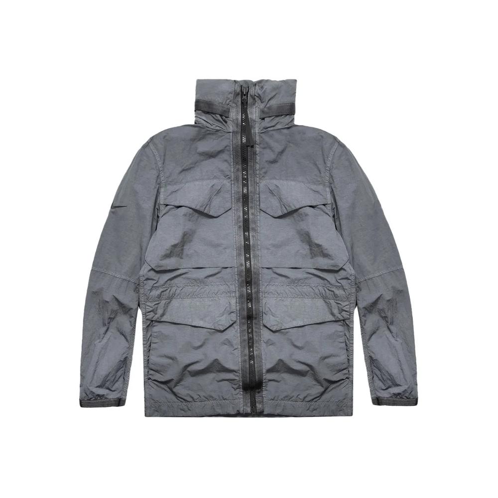 Men's Sportswear Tech Pack High Density M65 Zipper Jacket "Dark Grey - Black" 1