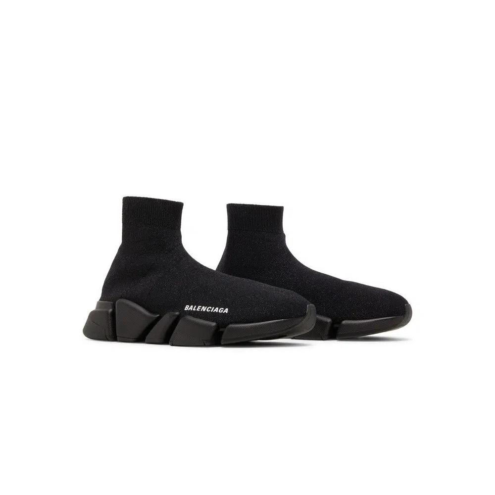 Кроссовки Balenciaga Wmns Speed 2.0 Sneaker 'Блестящий черный' 8