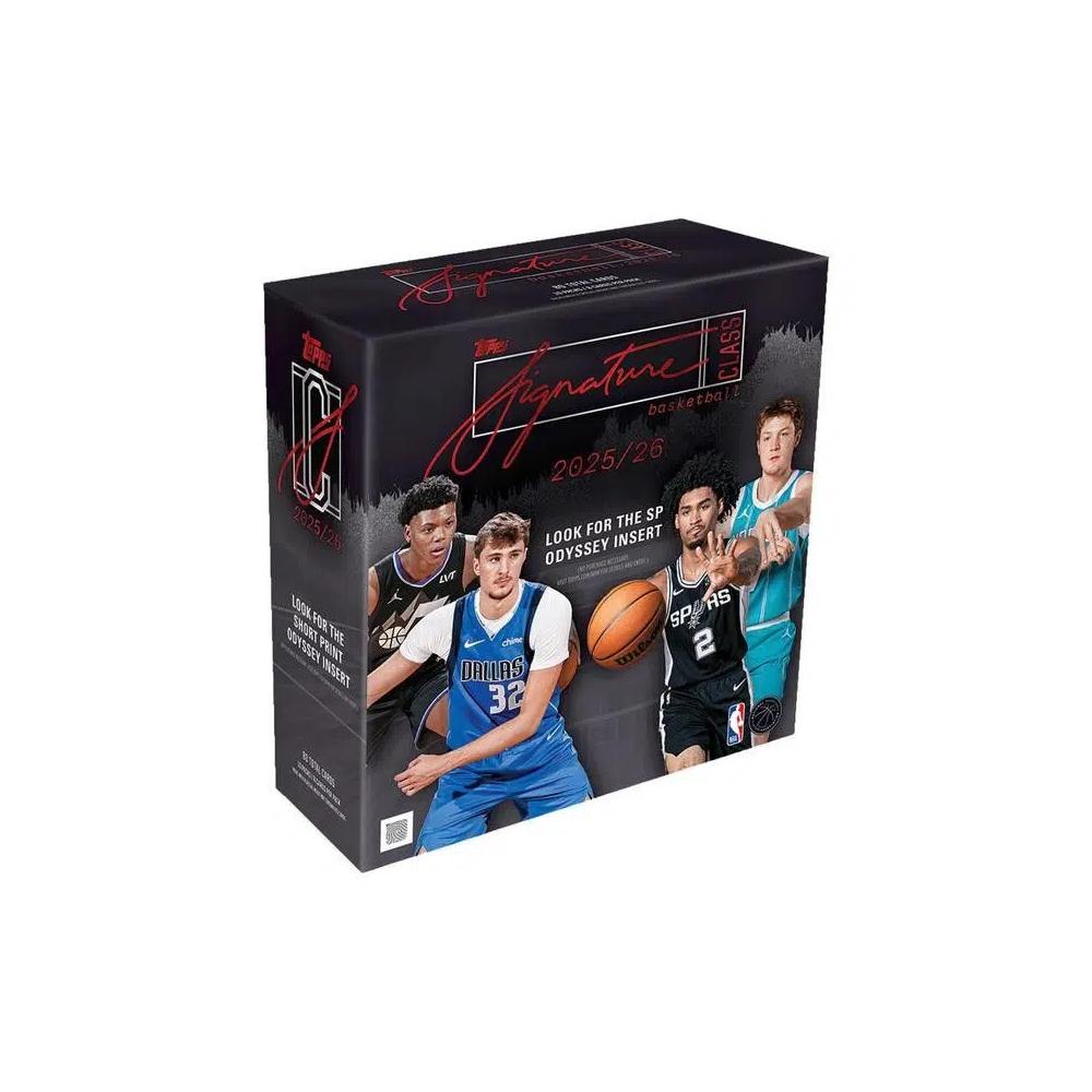 Спортивные карточки 2025-26 Topps Signature Class Basketball Mega Box 1