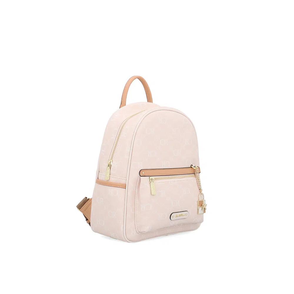 CR Monogram в кремовом цвете рюкзак - Бежевый 3