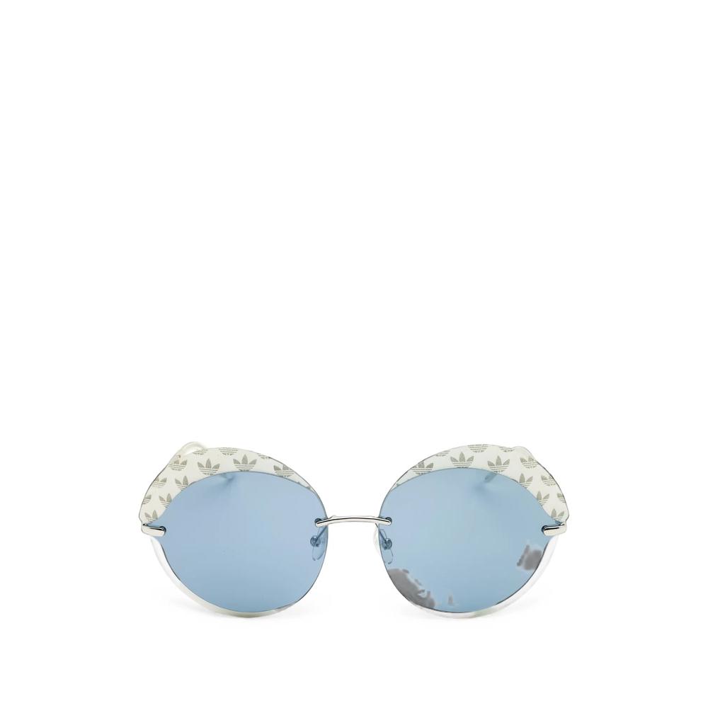 round-frame logo-print sunglasses 1