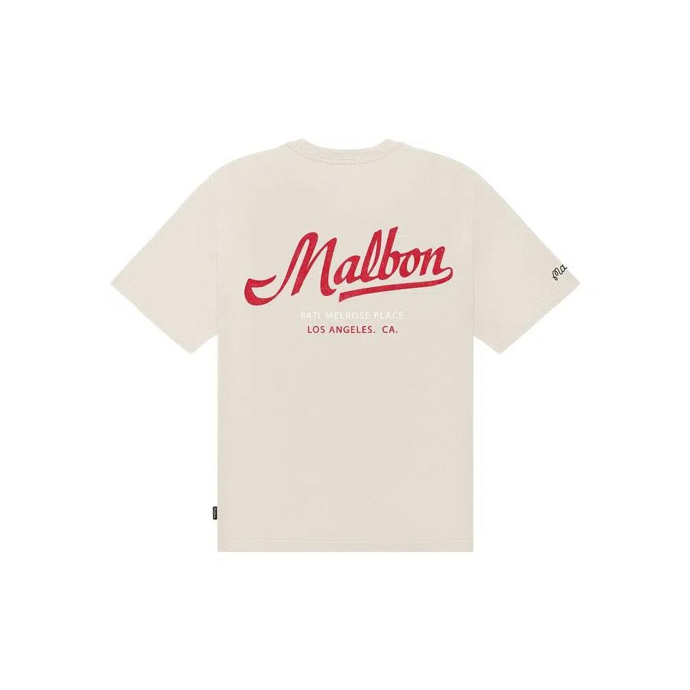 Malbon Bermuda Benchmark Tee Футболки 'Ivory' 2