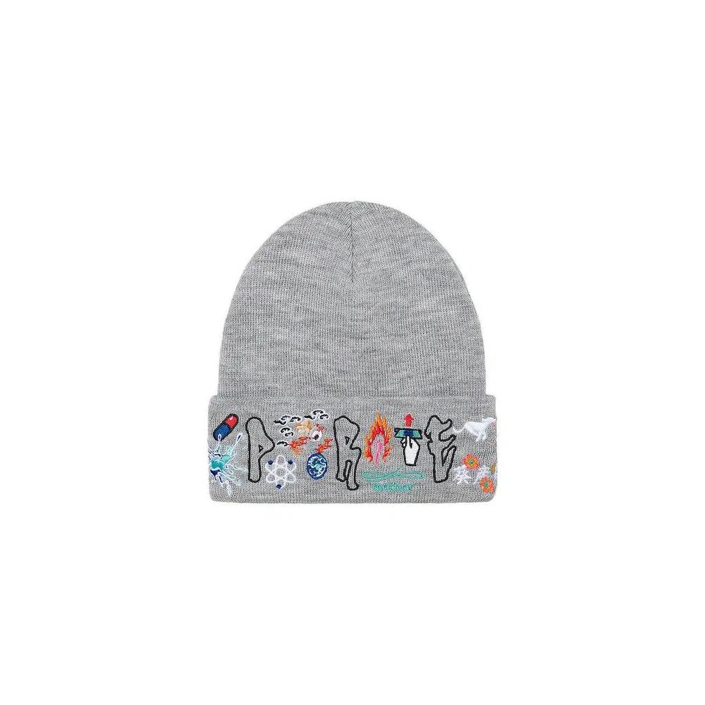 Бини Supreme AOI Icons Beanie «Heather Grey» 1