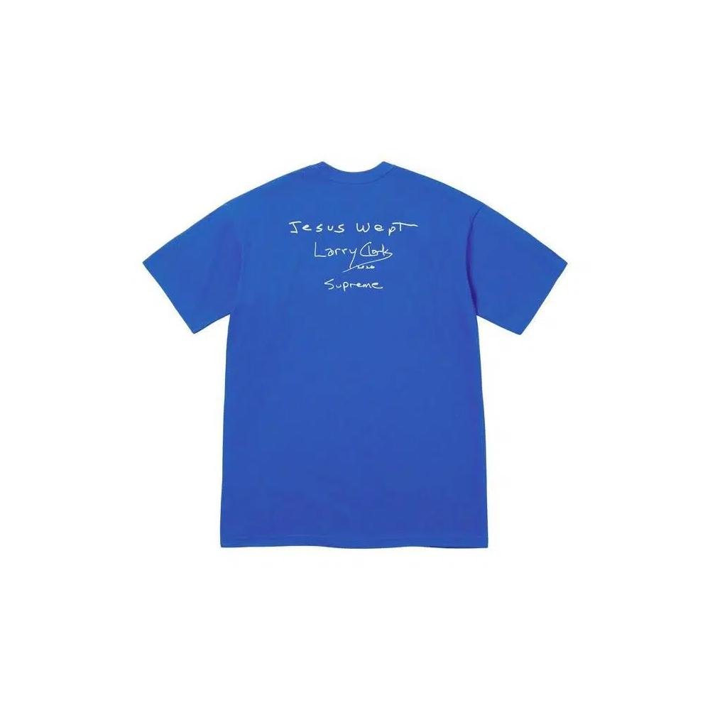 Футболки Supreme x Larry Clark Gun Tee 'Royal' 2