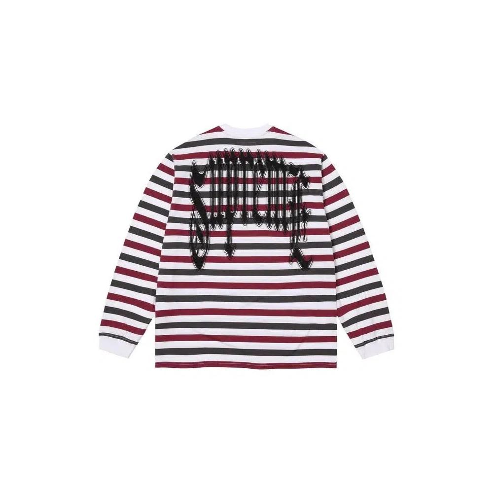 Рубашки и топы Supreme Intarsia Long-Sleeve Top 'Stripe' 1