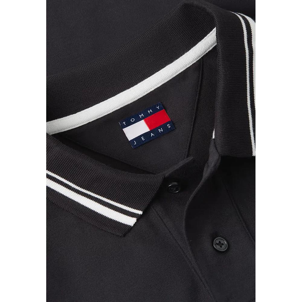 Поло с флагом и контрастной отделкой обычного кроя - Tommy Jeans 7