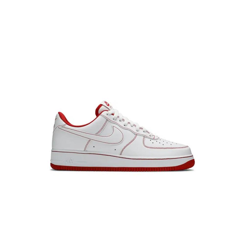 Кроссовки Nike Air Force 1 '07 'Contrast Stitch - White University Red' 1