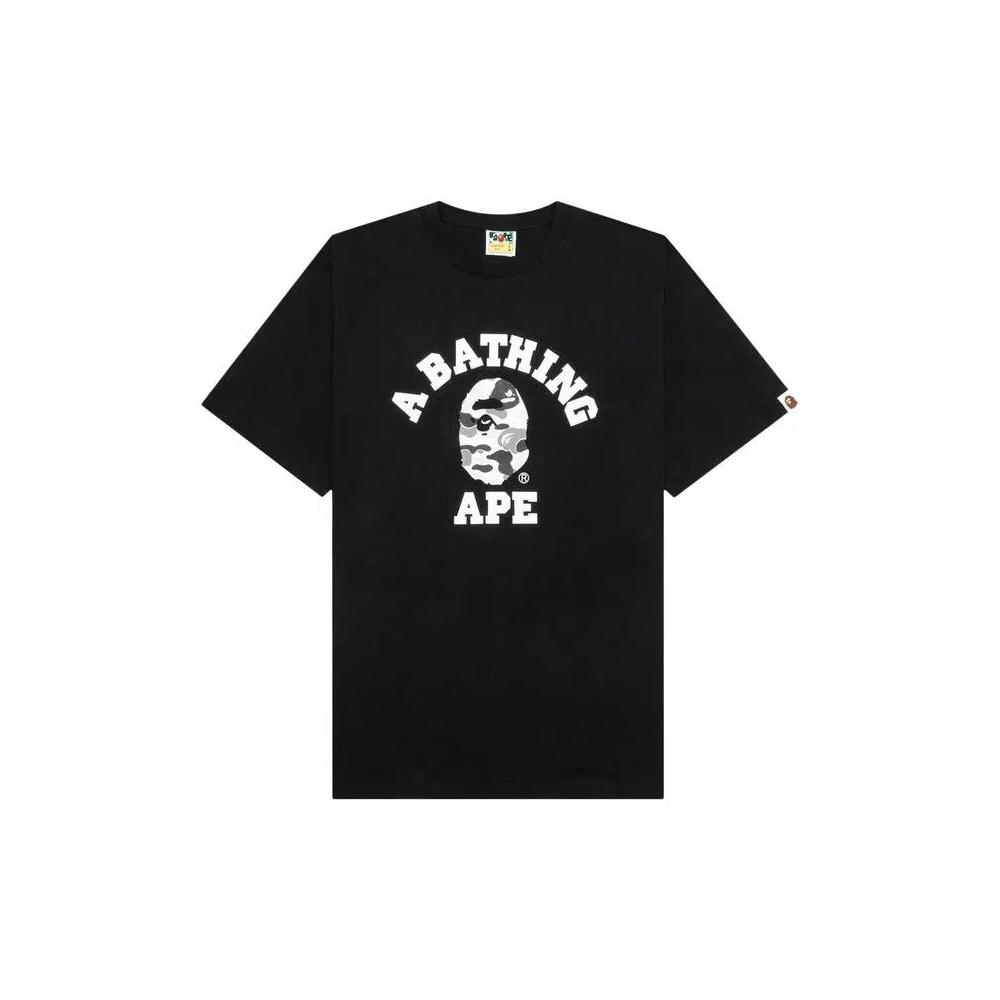 Футболки BAPE ABC Camo College Tee 'Черный/Серый' 1