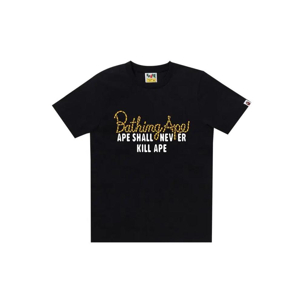 Футболки BAPE Champion Logo Tee 'Черный' 1